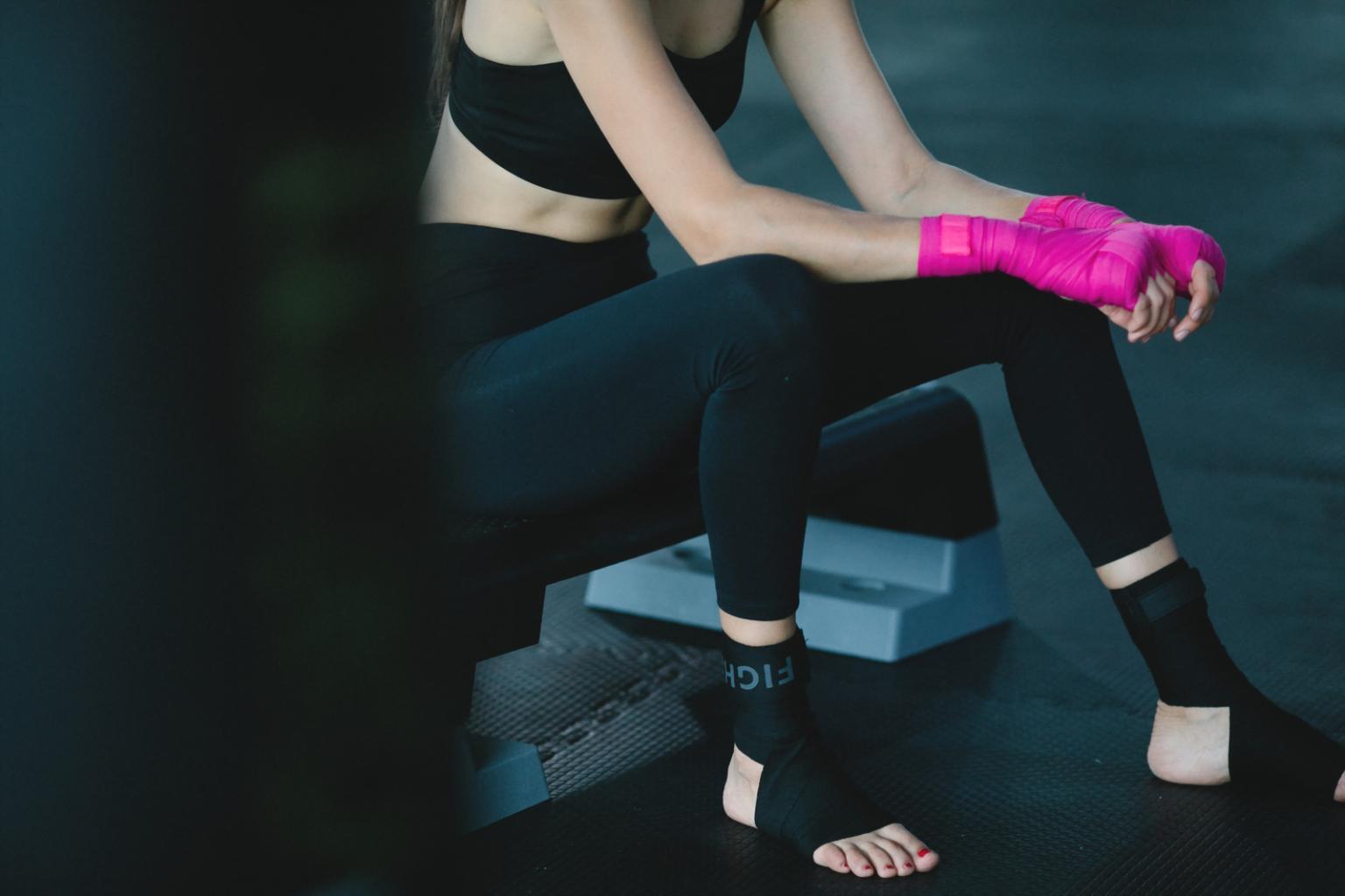 Equipamiento profesional utilizado en sesiones de gimnasia individual en Colcord